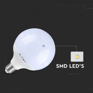 LED крушка 22W E27 G120 4000K 120LM/W Samsung чип VT-242 V-TAC | AVStore