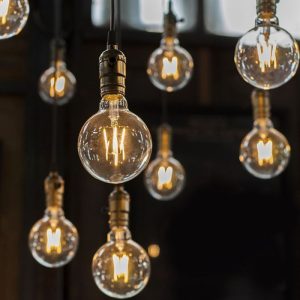 LED крушка 8W E27 G125 2200K филамент VT-2018D V-TAC | AVStore