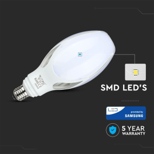 LED крушка 36W E27 6500K Samsung чип VT-240 V-TAC | AVStore