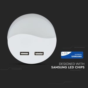 LED нощна лампа 0.45W 4000K Samsung чип VT-84 V-TAC | AVStore