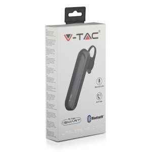 Bluetooth слушалка с микро USB зареждане Wireless Headset VT-6800 V-TAC черна | Rotozoom