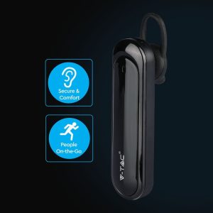 Bluetooth слушалка с микро USB зареждане Wireless Headset VT-6800 V-TAC черна | Rotozoom