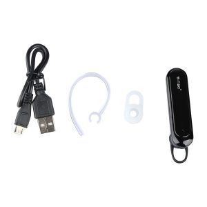 Bluetooth слушалка с микро USB зареждане Wireless Headset VT-6800 V-TAC черна | Rotozoom