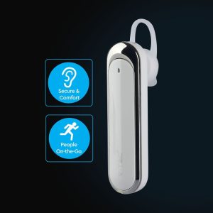Bluetooth слушалка с микро USB зареждане Wireless Headset VT-6800 V-TAC бяла | Rotozoom