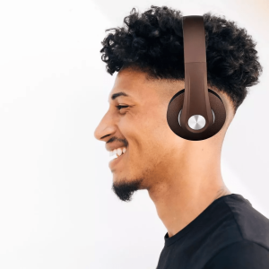 Bluetooth безжични регулируеми слушалки VT-6322 V-TAC кафяви | AVStore