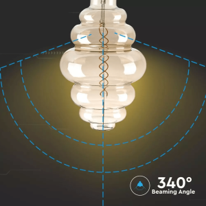 LED крушка 8W E27 опушен двоен филамент VT-2188D V-TAC | AVStore