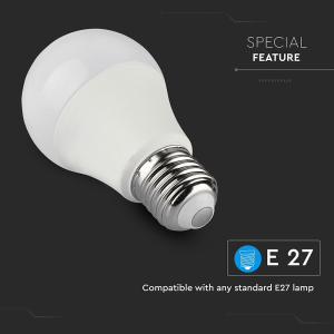 SMART LED Wi-Fi Крушка 11W Е27 A60 VT-5113 V-TAC | AVStore