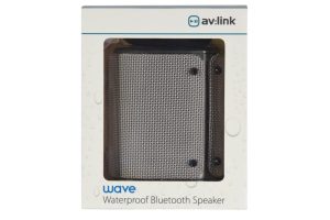 Водоустойчива Bluetooth преносима тонколонка AV:LINK Wave с вградена батерия, сива | Rotozoom