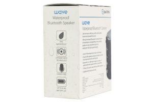Водоустойчива Bluetooth преносима тонколонка AV:LINK Wave с вградена батерия, сива | Rotozoom