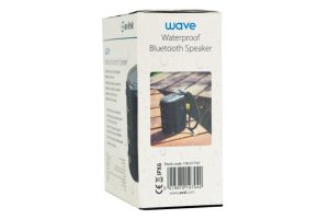 Водоустойчива Bluetooth преносима тонколонка AV:LINK Wave с вградена батерия, сива | Rotozoom