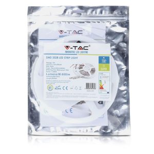 LED лента 7.2W/M 6000K IP20 12V VT-3528-120 V-TAC ролка 5 метра | Rotozoom