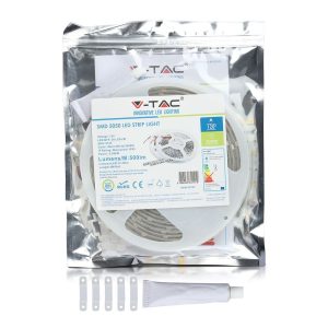 LED лента 4.8W/M RGB IP65 12V VT-5050-30 V-TAC ролка 5 метра | Rotozoom