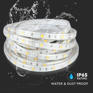 LED лента 4.8W/M RGB IP65 12V VT-5050-30 V-TAC ролка 5 метра | Rotozoom