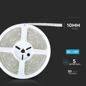 LED лента 4.8W/M RGB IP65 12V VT-5050-30 V-TAC ролка 5 метра | Rotozoom