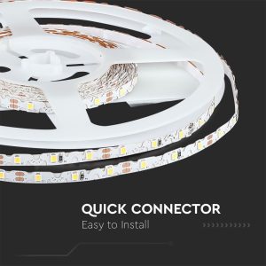LED лента 4W/M 6400K IP20 12V VT-2835-60 V-TAC ролка 5 метра | AVStore