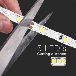 LED лента 4W/M 6400K IP20 12V VT-2835-60 V-TAC ролка 5 метра | AVStore