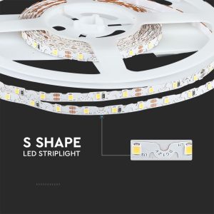 LED лента 4W/M 6400K IP20 12V VT-2835-60 V-TAC ролка 5 метра | AVStore