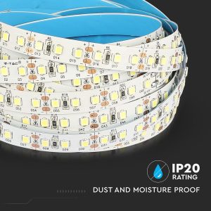 LED лента 12W/M 6500K IP20 12V Samsung чип VT-5-120 V-TAC ролка 5 метра | AVStore