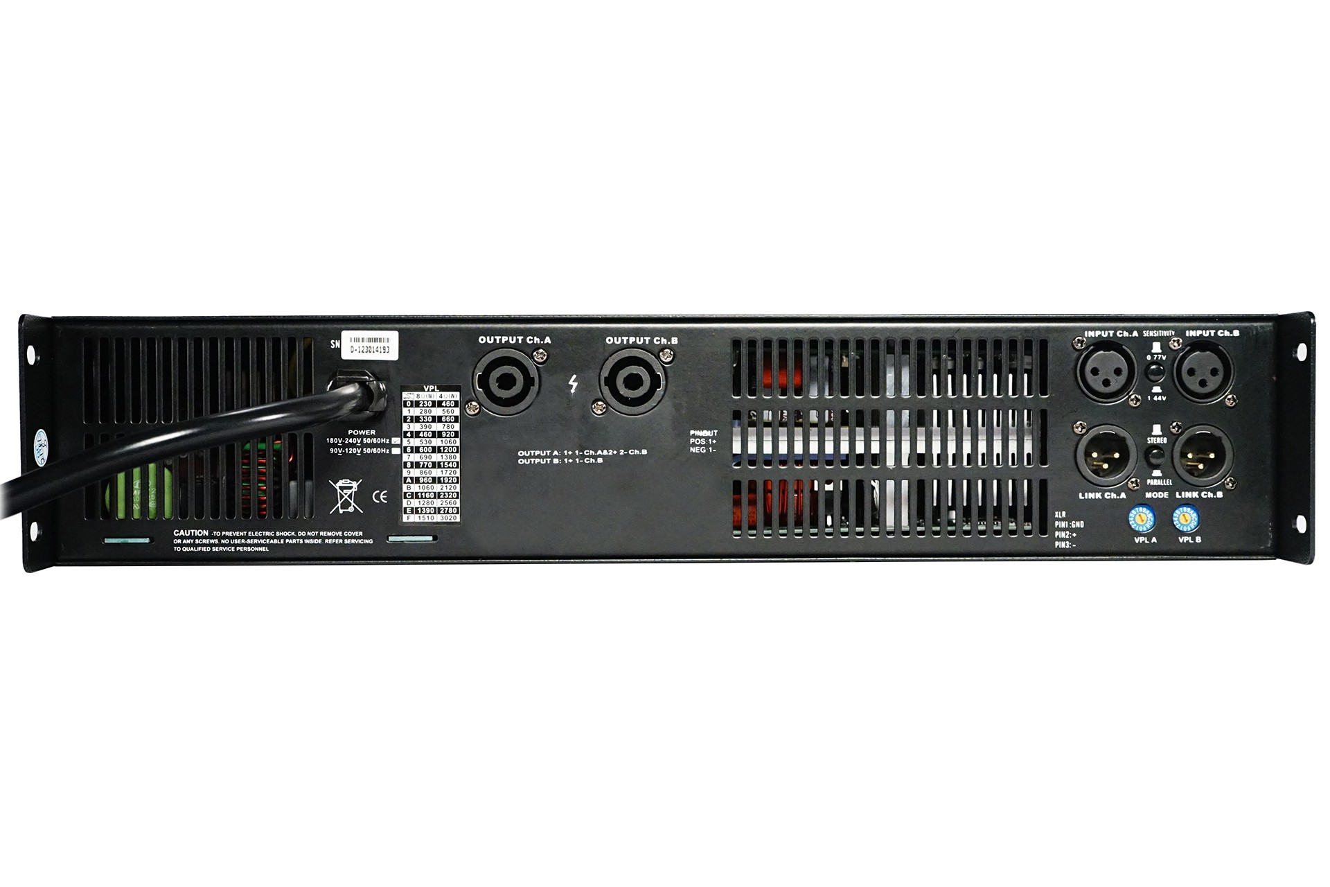 IHOS D3000 L005741 – 2 Професионален усилвател IHOS D3000 | AVStore