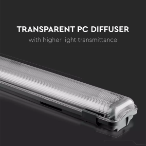 Тяло с LED пури 2X120см. 2x18W 4000K водоустойчиво VT-12023 V-TAC | AVStore