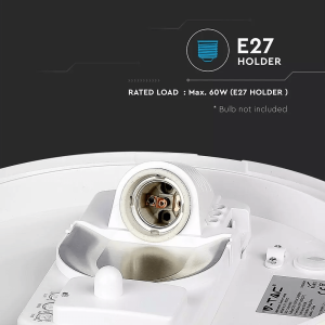 Плафон с цокъл E27 със зензор Ф296 кръгъл VT-8002C V-TAC | AVStore