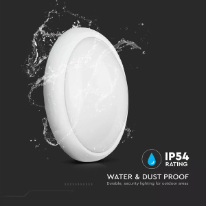 LED плафон бял 12W 3000K овален VT-8010 V-TAC | AVStore