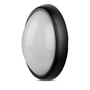 LED плафон черен 8W 3000K овален VT-8014 V-TAC | AVStore