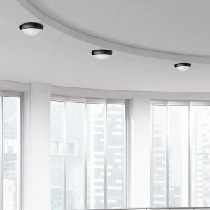 LED плафон черен 8W 3000K овален VT-8014 V-TAC | AVStore