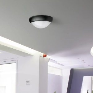 LED плафон черен 8W 3000K овален VT-8014 V-TAC | AVStore