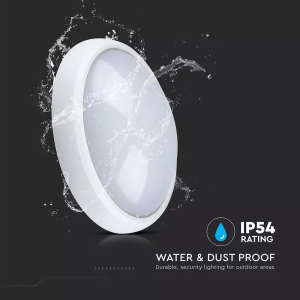 LED плафон бял 8W 3000K овален VT-8014 V-TAC | AVStore
