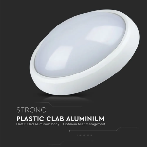 LED плафон бял 8W 3000K овален VT-8014 V-TAC | AVStore