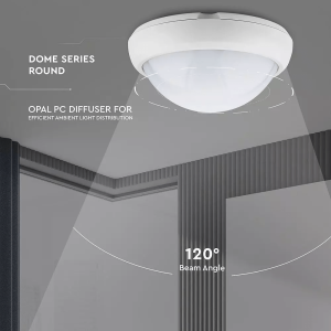 LED плафон бял 12W 3000K Ф220 кръгъл VT-8015 V-TAC | AVStore