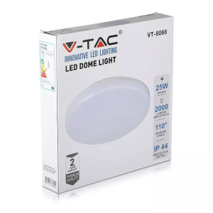 LED плафон 25W 6400K Ф300 кръгъл VT-8066 V-TAC | AVStore