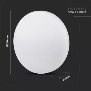 LED плафон 25W 3000K Ф300 Samsung кръгъл VT-8066 V-TAC | AVStore