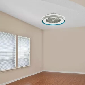 LED плафон с вентилатор 45W 3в1 с дистанционно управление кръгъл син VT-5022 V-TAC | Rotozoom