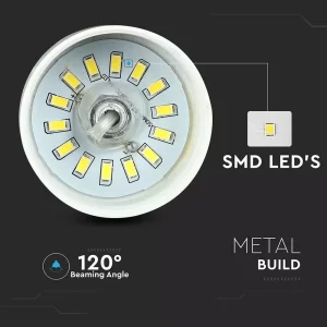 LED пендел акрил бял абажур 7W 4000K V-TAC VT-7666 | Rotozoom