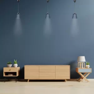 LED пендел хром син абажур 7W 4000K V-TAC VT-1036 | AVStore