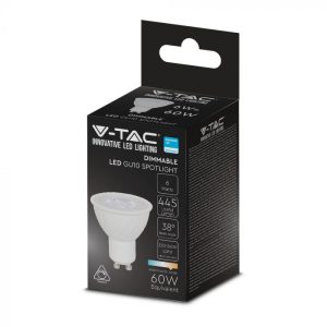 LED луничка 6W GU10 3000K Samsung чип VT-227D V-TAC | AVStore