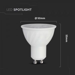 LED луничка 6W GU10 3000K Samsung чип VT-227D V-TAC | AVStore