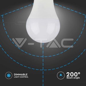 LED крушка 11W E27 3000K Samsung чип VT-262D V-TAC | AVStore
