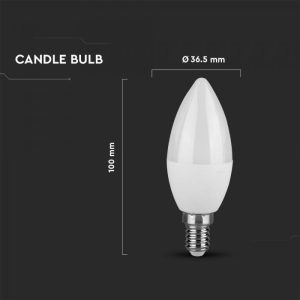 LED крушка 4.5W E14 3000K VT-1855 V-TAC | AVStore