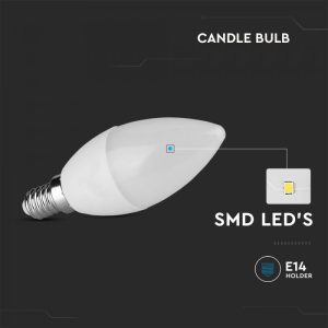 LED крушка 4.5W E14 3000K VT-1855 V-TAC | AVStore