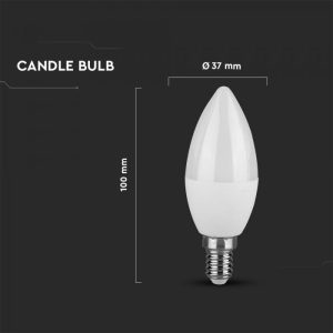 LED крушка 3.7W E14 3000K VT-1818 V-TAC | AVStore
