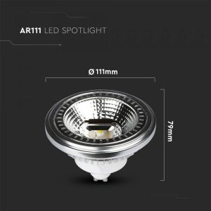 LED луничка 12W 6400K GU10 VT-1112 V-TAC | Rotozoom