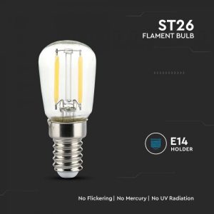 LED крушка 2W E14 6500K филамент VT-1952 V-TAC | AVStore