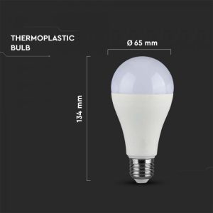 LED крушка 17W E27 6500K VT-2017 V-TAC | AVStore