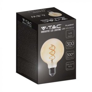 LED крушка 5W E27 1800K филамент VT-2075 V-TAC | AVStore