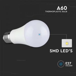 LED крушка 8.5W E27 4000K VT-2099 V-TAC | AVStore