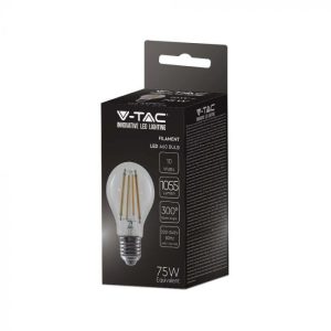 LED крушка 12W E27 4000K филамент VT-2133 V-TAC | AVStore