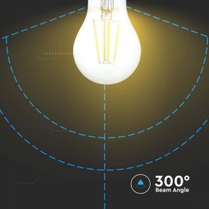 LED крушка 12W E27 4000K филамент VT-2133 V-TAC | AVStore